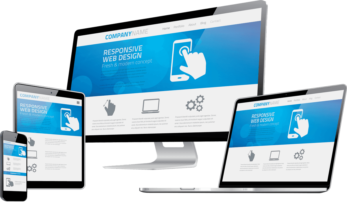 Web designer at work