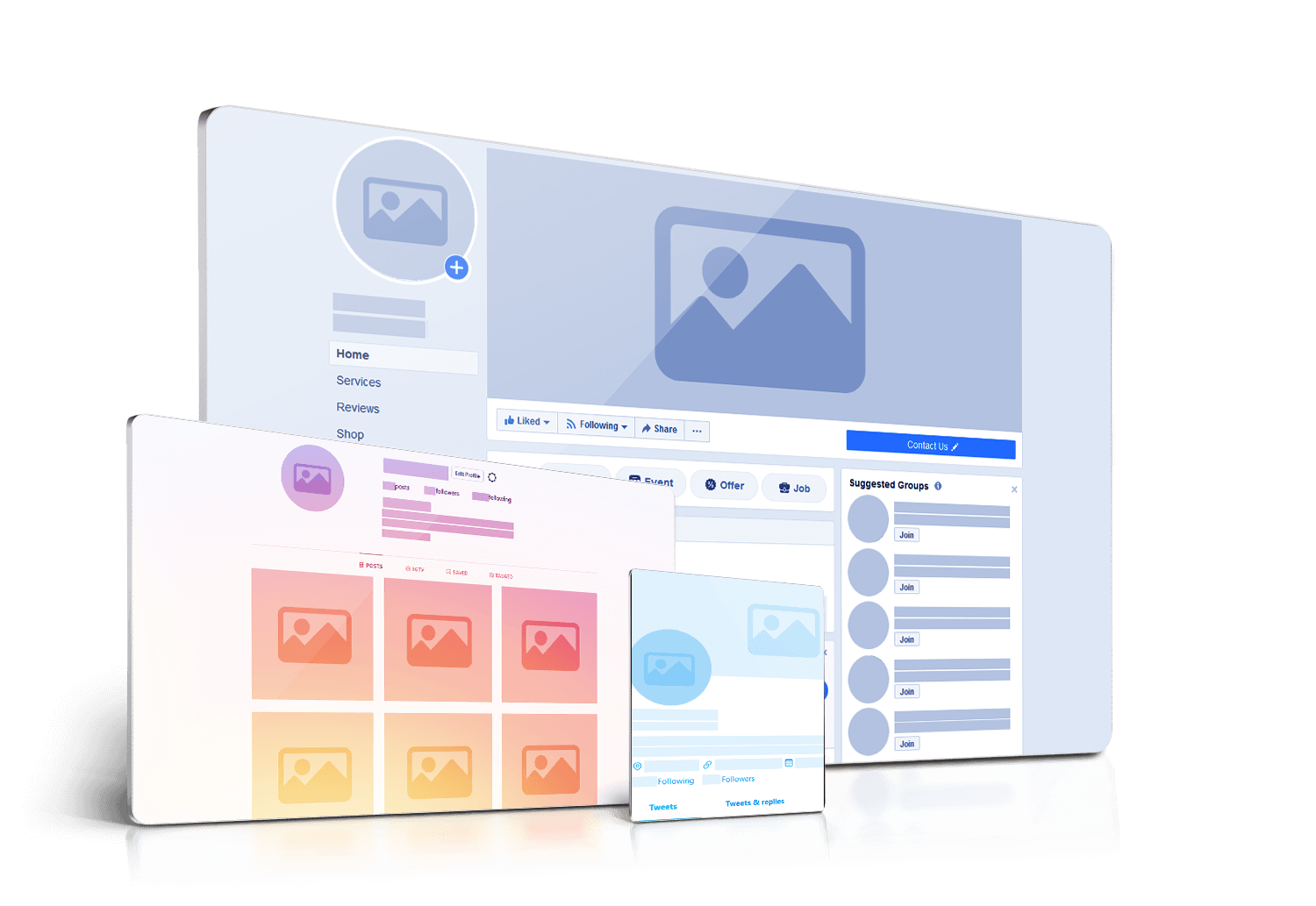 Social media strategy and profile setup