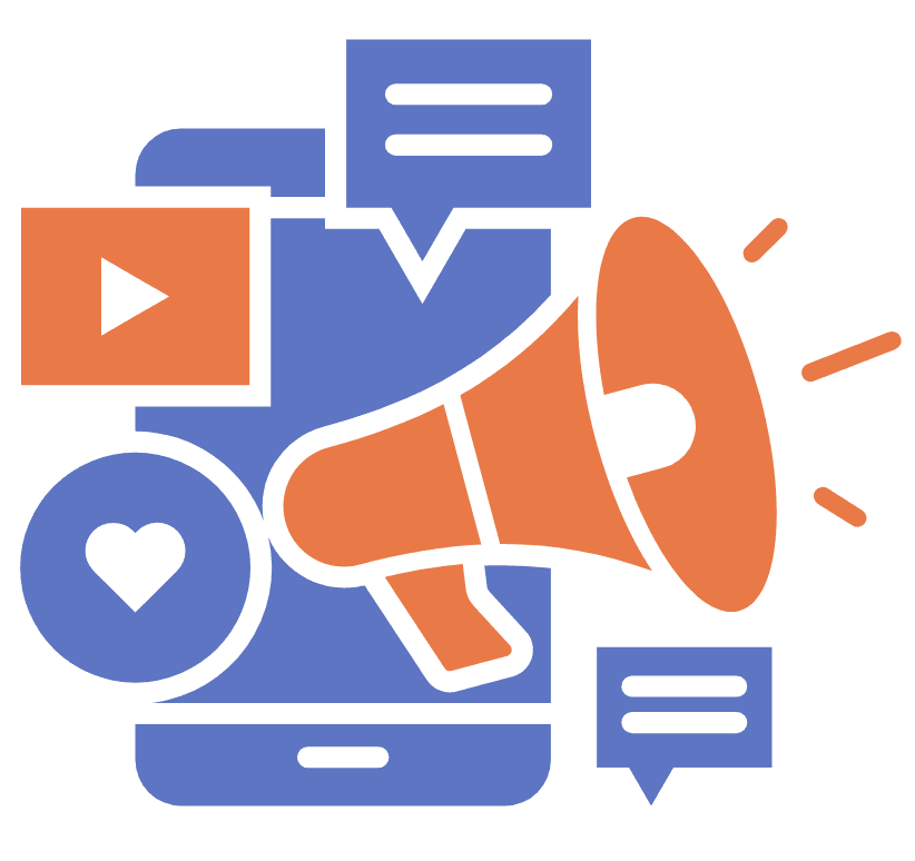 Social media engagement banner